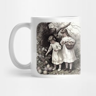 Children Gathering Easter Eggs Mug